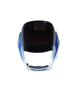 NIKAVI N509C Head Light Mask Compatible Compatible for Hero Super Splendor A/W Silver