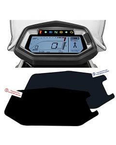 NIKAVI SMSG06 Speedo Meter Screen Protector for Hero Xpulse 200, Xtreme 200s,Xpulse 200t, Glamour + NKVKC (Transparent) Full Screen Coverage with Easy Installation Kit