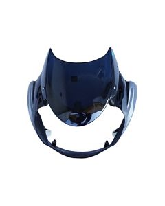 NIKAVI N593 Head Light Visor Mask Compatible for Bajaj Discover 135Cc Latest Black