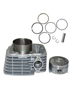 NIKAVI CBKP01 Cylinder Block Piston Kit Compatible for Hero CBZ