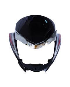 NIKAVI N632 Head Light Visor Mask Compatible for Honda Shne Dx with Garnish Black