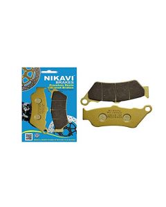 NIKAVI GDP21 Brake Disc Pad Compatible for CBR 150 (Front) / Triumph Rocket 3 (FA209/2HH)
