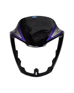 NIKAVI N507 Head Light Mask Compatible Compatible for Hero Splendor NXG Bk-Purple