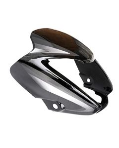 NIKAVI N507B Head Light Mask Compatible Compatible for Hero Splendor NXG Bk-Grey