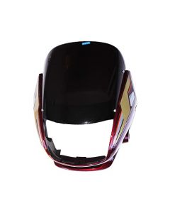 NIKAVI N509D Head Light Mask Compatible Compatible for Hero Super Splendor A/W W.Red