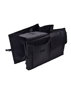 NIKAVI Car Boot Organizer, Auto Car Trunk Tidy Bag, Collapsible Storage Box, Fold-able Multi-use Tools (Black)