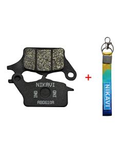 NIKAVI DP12 Front Brake Disc Pad Compatible for Yamaha Cynigus Ray ZR/FASCINO/RAY/RAY ZR/SZ/SALUTO/SZR + NKVKC