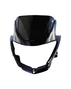 NIKAVI N522B Head Light Mask Compatible Compatible for Hero Glamour New Model Bk-Grey