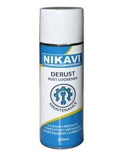 NIKAVI RS200 Derust Rust Loosener Spray | A Multi Purpose Rust Remover - 200ml + NKVKC
