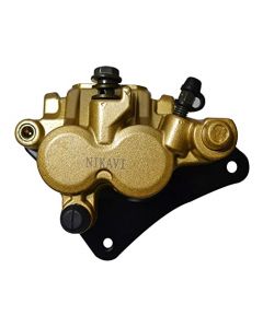 NIKAVI BCC04 Front Brake Caliper Assembly Compatible for Honda Unicorn (Gold)