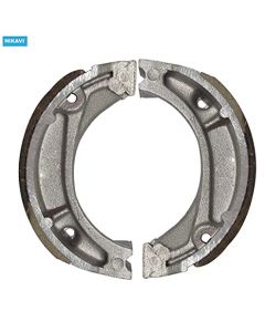 NIKAVI BSS07 Motorcycle Brake Shoe Set Compatible for Hero Honda/Splendor (Rear)
