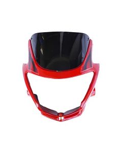 NIKAVI N522C Head Light Mask Compatible Compatible for Hero Glamour New Model S.Red