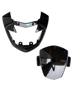 NIKAVI N566 Head Light Mask Compatible Compatible for TVS Apache Bk