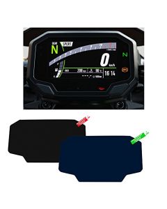 NIKAVI SMSG20 Speedo Meter Screen Protector Scratch Guard Compatible for - Kawasaki 20-21 Ninja 1000SX,650, 10R, 10RR, Z650, Z900, ZH25U + NKVKC