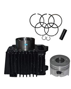 NIKAVI CBKP09 Cylinder Block Piston Kit Compatible for Passion/Splendor Pro (Black)