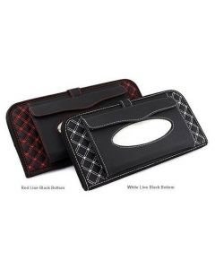NIKAVI Double-Deck Auto Car Visor CD/DVD Bag Storage Holder/Tissue Paper Holder