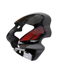 NIKAVI N512A Head Light Mask Compatible Compatible for Hero Passion Plus Bk-Red