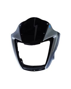 NIKAVI N536 Head Light Mask Compatible Compatible for Hero Splendor ISMRT H.Grey