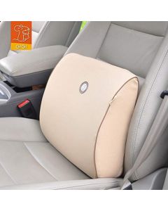 GiGi 100% Pure Memory Foam Back Cushion, Orthopedic Design for Lower Back Pain Relief-Lumber Support Pillow Ideal for Home/Office Chair, Car Seat