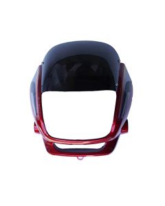 NIKAVI N508B Head Light Mask Compatible Compatible for Hero Super Splendor New Model Red