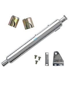 NIKAVI SLCP23 Silencer Compatible for Royal Enfield Bullet Long Indoor (Chrome)