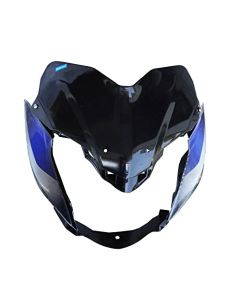 NIKAVI N598 Head Light Visor Mask Compatible for Bajaj Discover 125Cc St Bk-Blue