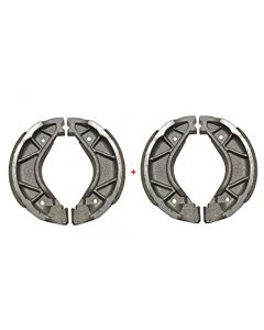 NIKAVI Motorcycle Front & Rear (Combo) Brake Shoe Set Compatible for Yemaha Ray (BSS09+BSS09)