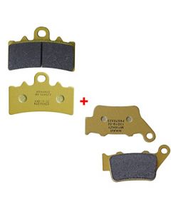 NIKAVI GDP04 + GDP27 Front and rear Gold Brake Disc Pad Compatible for KTM
