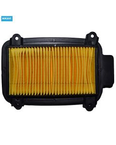 NIKAVI GGAF12 Motorcycle & Scooter Air Filter Compatible for Hero (Pleasure) + NKVKC