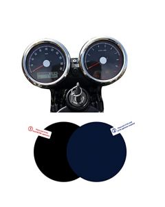 NIKAVI SMSG23 Speedo Meter Screen Protector Scratch Guard Compatible for - Royal Enfield Interceptor Continental GT 650 + NKVKC