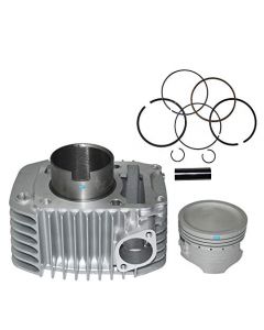 NIKAVI CBKP07 Cylinder Block Piston Kit Compatible for Hero Super Splendor (Silver)