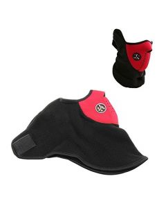 NIKAVI Bike Motorcycle Sport Neck Warmer Face Mask Winter Summer Outdoor Protective Gear (RED)