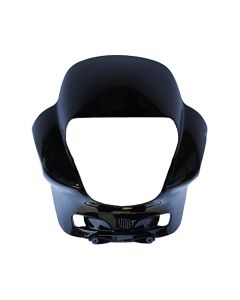 NIKAVI N561 Head Light Mask Compatible Compatible for TVS Centra Black