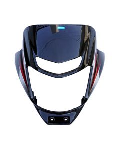NIKAVI N612B Head Light Visor Mask Compatible for Bajaj Platina 100 Led Bk-Red