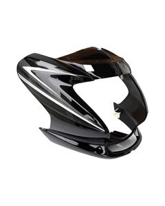 NIKAVI N515B Head Light Mask Compatible Compatible for Hero Passion Pro New Model(Digi) Bk-Grey