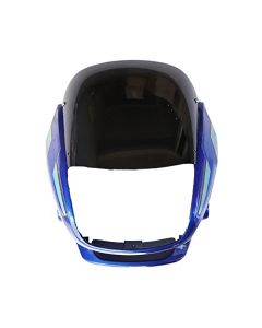 NIKAVI N509E Head Light Mask Compatible Compatible for Hero Super Splendor A/W V.Blue