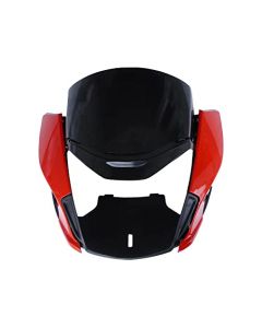 NIKAVI N544A Head Light Mask Compatible Compatible for Hero Passion Pro BS-6 2020 S.Red