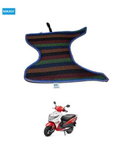 NIKAVI Polyvinyl Chloride Scooter Center Foot Floor Mat for Honda Activa 125 - Multicolor