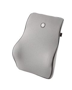 Gigi (G-1110) Lumbar Support for Office Chair | Back Pillow for Car | Memory Foam Orthopedic Cushion - Provides Low Back Support | Improves Posture | Washable Cover (Grey)