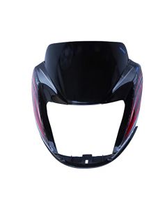 NIKAVI N538A Head Light Mask Compatible Compatible for Hero Passion Pro 2016 Bk-Red