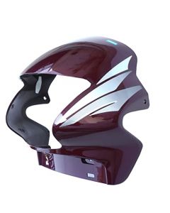 NIKAVI N513D Head Light Mask Compatible Compatible for Hero Passion Plus A/W W.Red