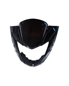 NIKAVI N529B Head Light Mask Compatible Compatible for Hero Glamour Digital Bk-Grey