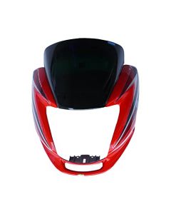 NIKAVI N515C Head Light Mask Compatible Compatible for Hero Passion Pro New Model(Digi) S.Red