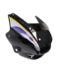 NIKAVI N508 Head Light Mask Compatible Compatible for Hero Super Splendor New Model Bk-Blue