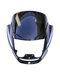 NIKAVI N533 Head Light Mask Compatible Compatible for Hero Super Splendor 2018 Bk.Purple