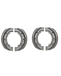 NIKAVI Motorcycle Front & Rear (Combo) Brake Shoe Set Compatible for Suzuki Swish (BSS02+BSS02)/Suzuki Access Old Models