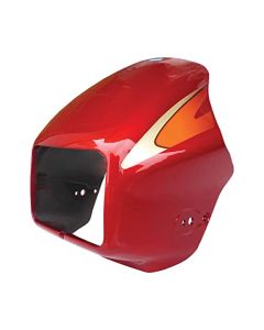NIKAVI N504C Head Light Mask Compatible Compatible for Hero Splendor Plus New Model A/W Red