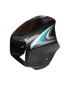 NIKAVI N547D Head Light Mask Compatible Compatible for Hero Splendor Plus BS-6 Grey