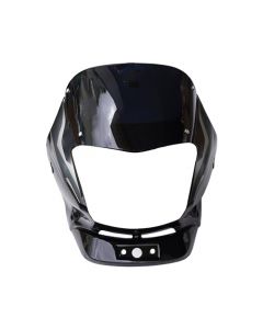NIKAVI N597B Head Light Visor Mask Compatible for Bajaj Platina 125Cc Bk-Silver