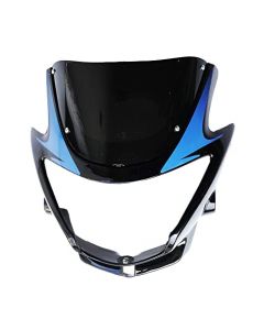 NIKAVI N523 Head Light Mask Compatible Compatible for Hero Glamour ASFS 2010 Bk-Blue